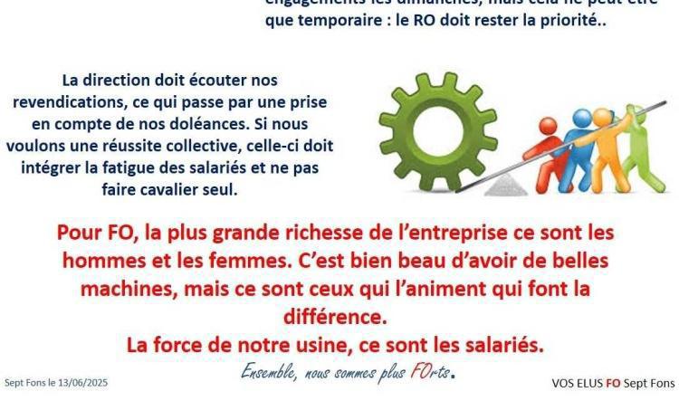 La fatigue est là !