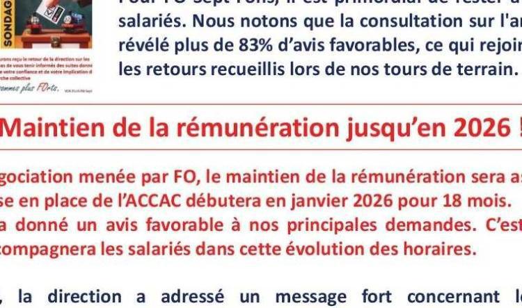 Horaires usinage consultation au CSE.
