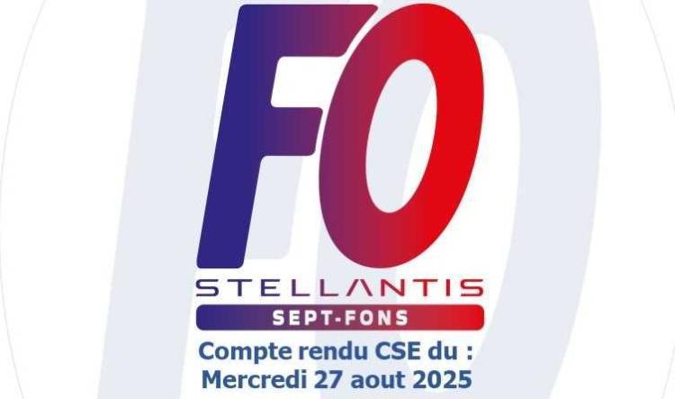 Compte-rendu du CSE extra du 27 juillet 2025