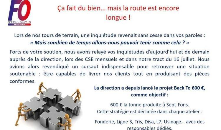Ça fait du bien… mais la route est encore longue !