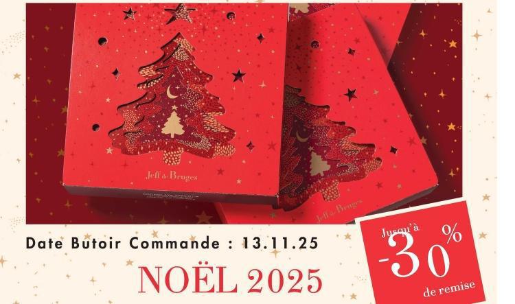 Commande de chocolats Jeff de Bruges