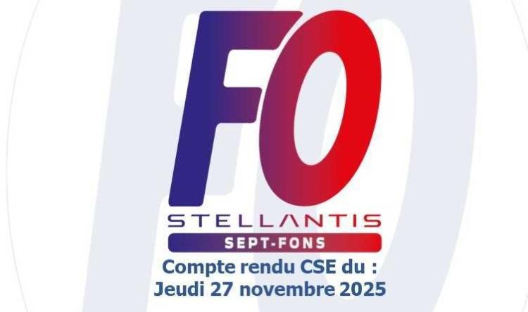 Compte-rendu du CSE du 27 novembre 2025. >> programme de travail