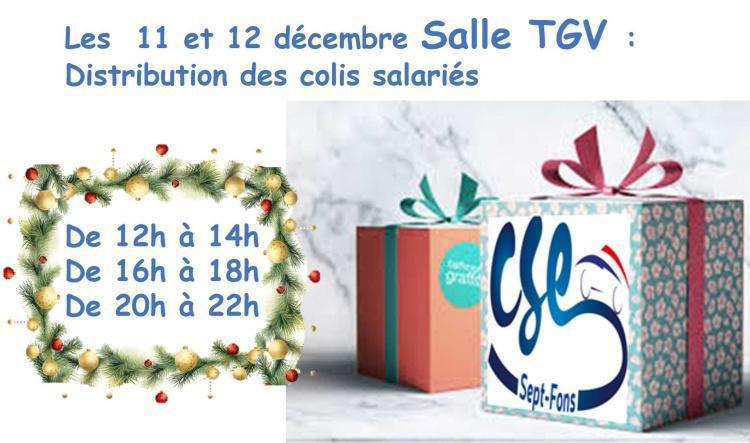 Distribution des COLIS
