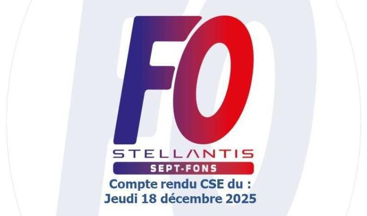 Compte-rendu du CSE du 18 décembre 2025.