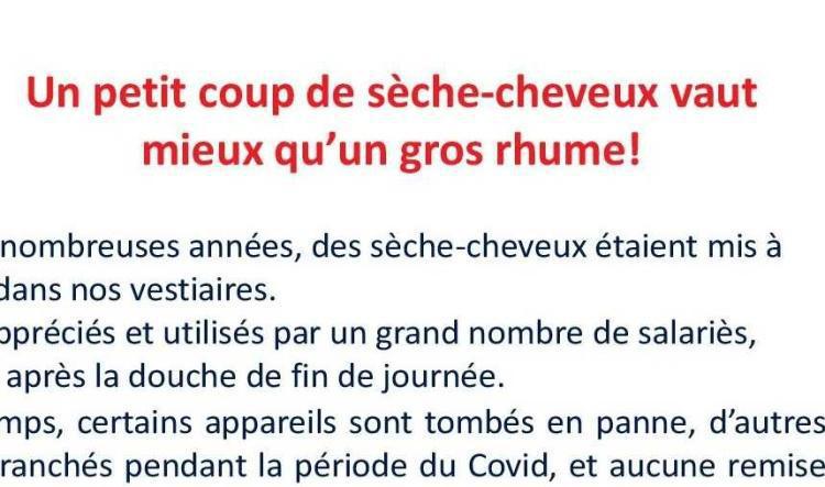 Un petit coup de sèche-cheveux vaut mieux qu’un gros rhume!  