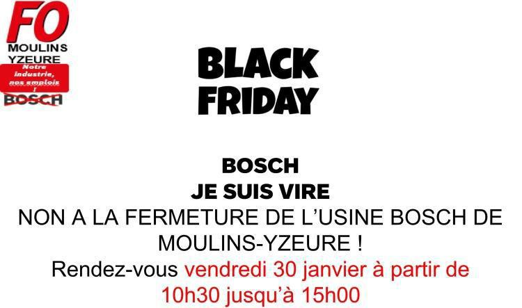 Soutenons les salariés de BOSCH Moulins