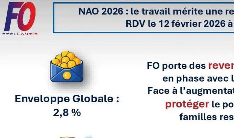 Le 12 Février à 14H, ouverture des NAO à Poissy📢