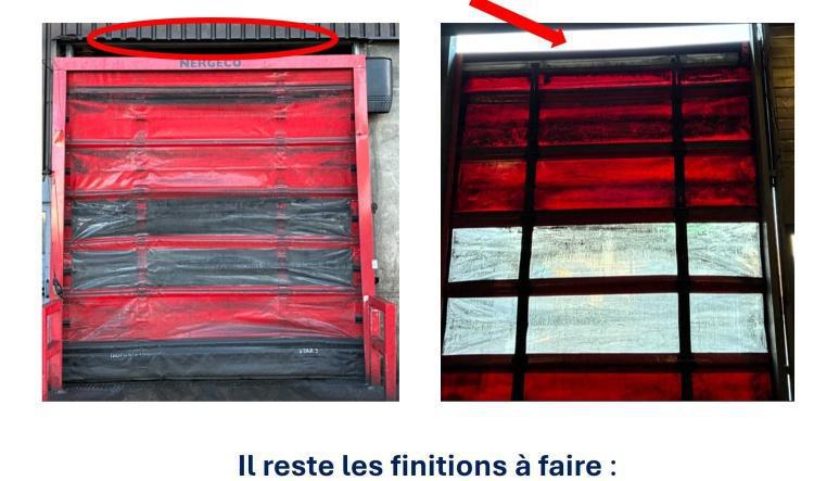 PORTES FLASH : ÇA AVANCE… MAIS IL RESTE DES COURANTS  D’AIR….