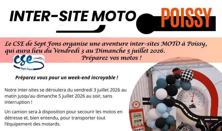 INTERSITE Moto à POISSY du 3 au 5 juillet