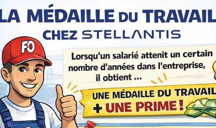 La médaille du travail F0 vous informe…