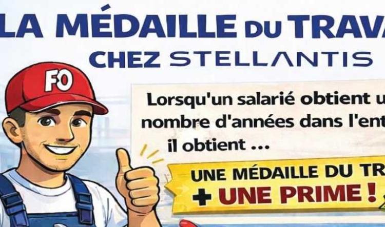 La médaille du travail F0 vous informe…