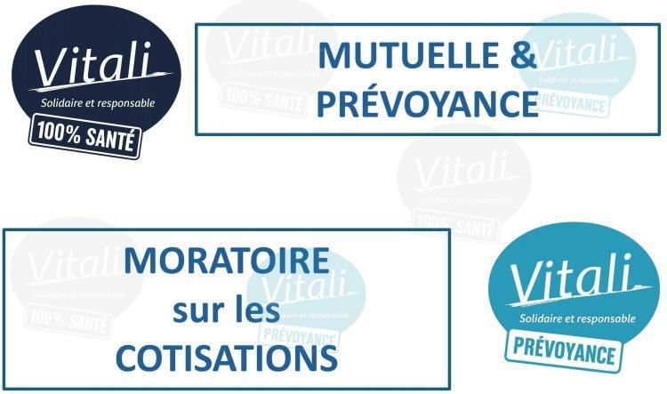 Moratoire sur les cotisations mutuelle et prévoyance