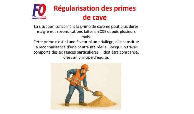 Régularisation des primes de cave : des avancées