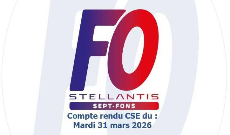 Compte-rendu du CSE du 31 mars 2026.>> programme de travail