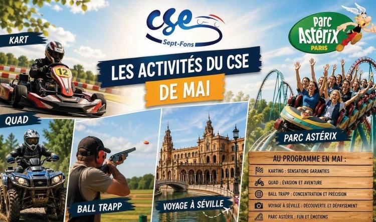 Les activités de votre CSE en mai.