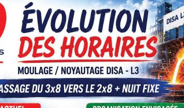 FO au cœur des négociations concernant les 2X8, Disa, Ligne 3.