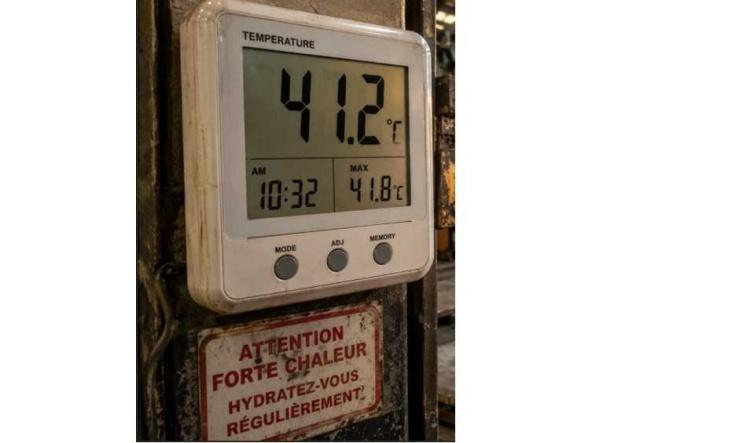 NOS CONDITIONS DE TRAVAIL NE DOIVENT PAS FONDRE SOUS LA CANICULE !