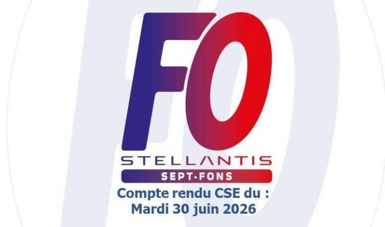 Compte-rendu du CSE du 30 juin 2026.