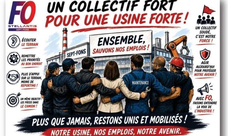 Un collectif fort pour une usine forte.