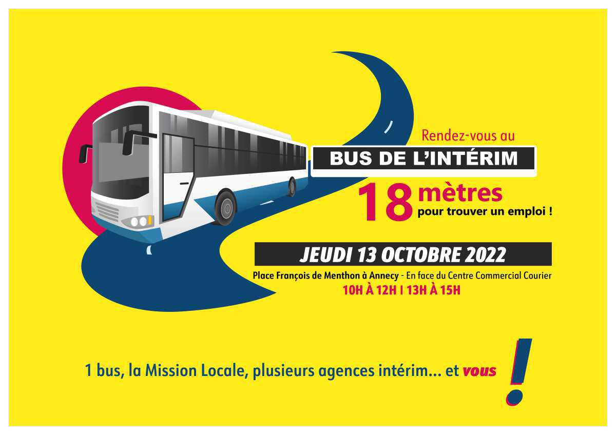 Communiqué de presse : La MLJBA lance la 4ème édition du Bus de l’Intérim !  Communiqué de presse : La MLJBA lance la 4ème édition du Bus de l’Intérim !