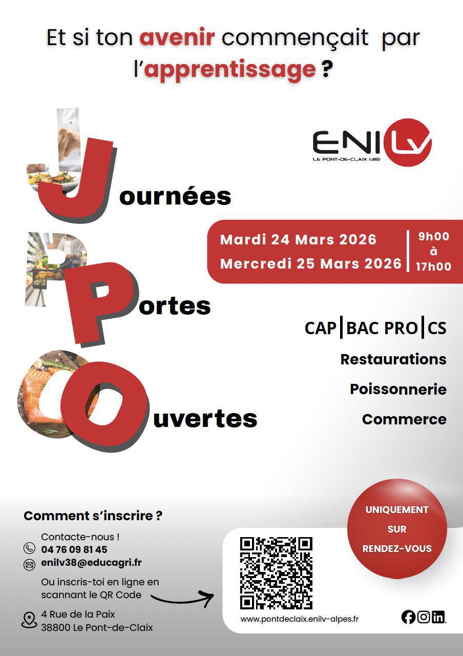 Journée portes ouverte de l'ENILV situé à Pont-de-Claix