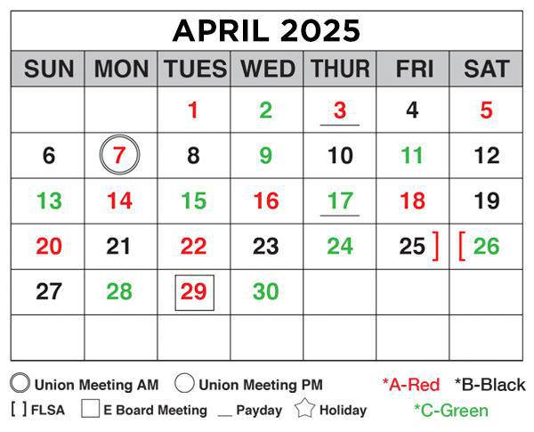 April 2025