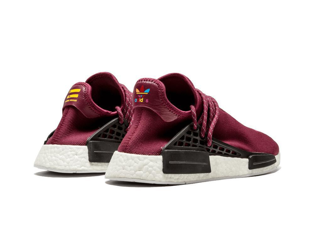 ADIDAS NMD Pharrell Hu Burgundy F&F ADIDAS NMD Pharrell Hu Burgundy F&F