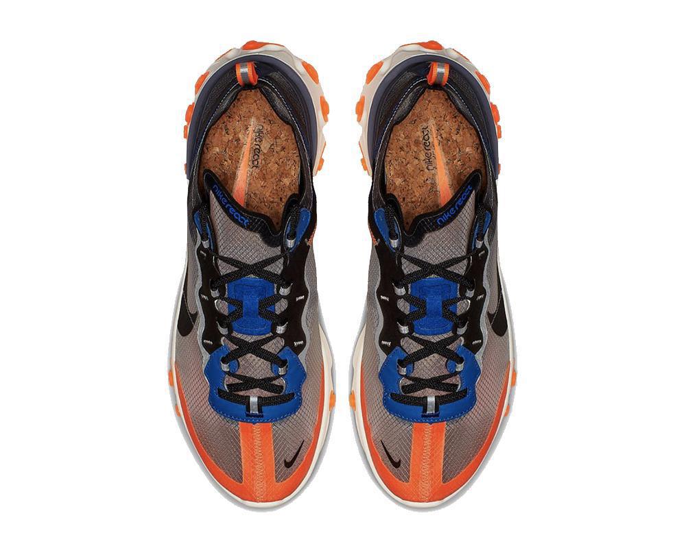 NIKE React Element 87 Grey Orange
