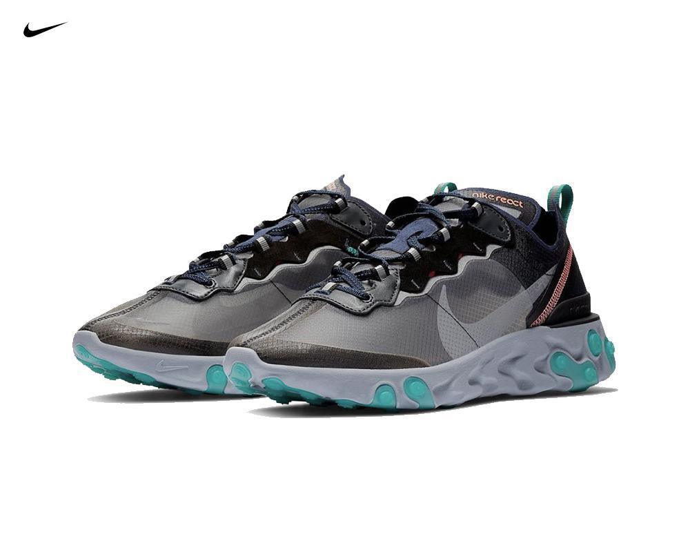 NIKE React Element 87 Black Neptune