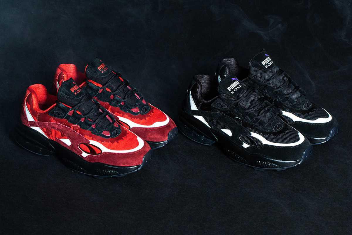 Un premier regard sur le BAIT x Marvel x PUMA Venom Cell Venom "Carnage".