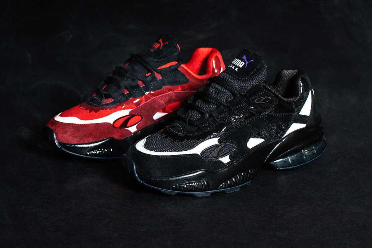 Un premier regard sur le BAIT x Marvel x PUMA Venom Cell Venom "Carnage".