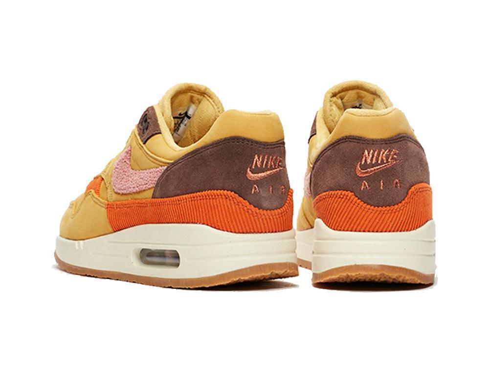 NIKE Air Max 1 Crepe Wheat Gold Rust Pink