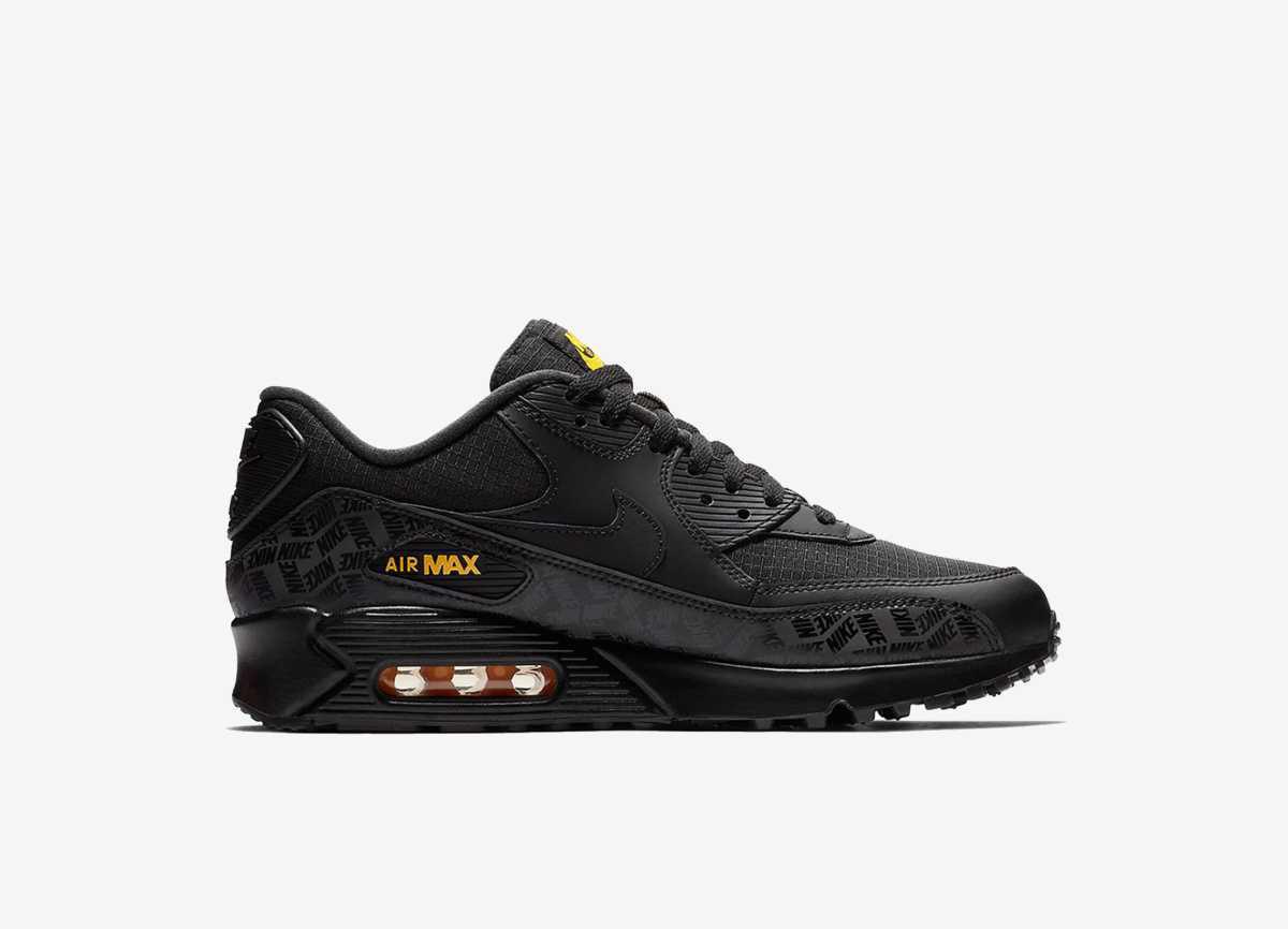 Air max 90 black amarillo online