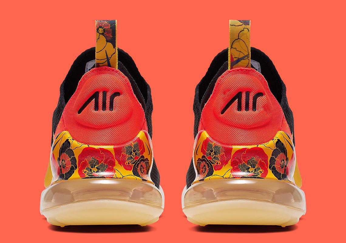 La Nike Air Max 270 présente un nouveau décor floral sur le talon