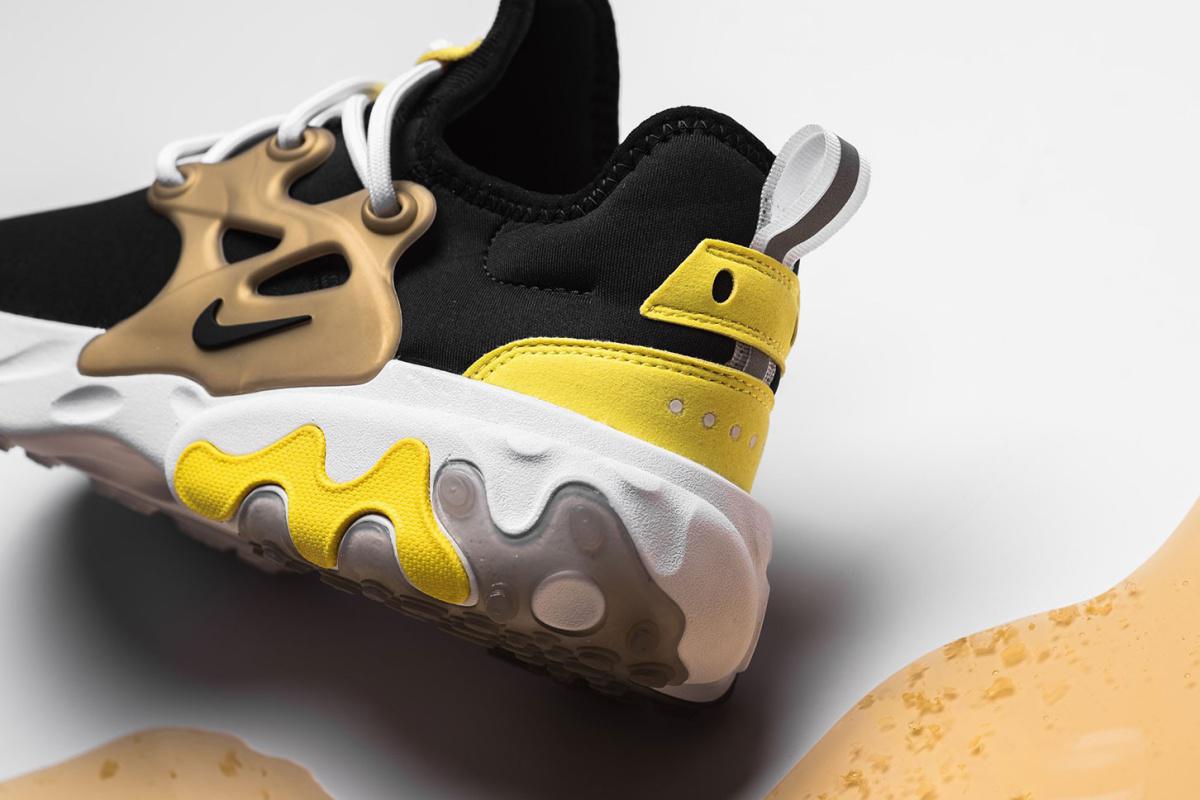 Le Nike Presto React sort dans un colorway "Brutal Honey". Le Nike Presto React sort dans un colorway "Brutal Honey".