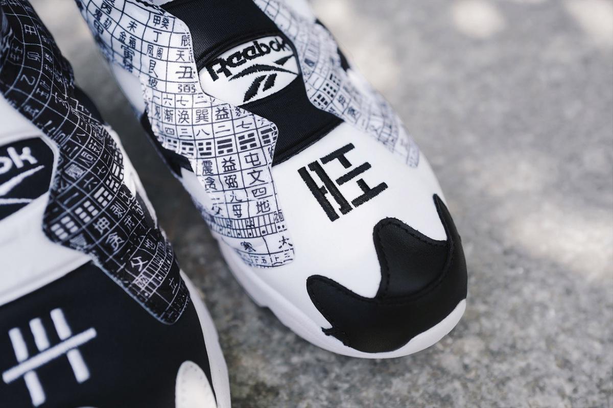 Regardons de plus près la collab DEAL x Reebok Instapump Fury "Feng Shui Compass".
