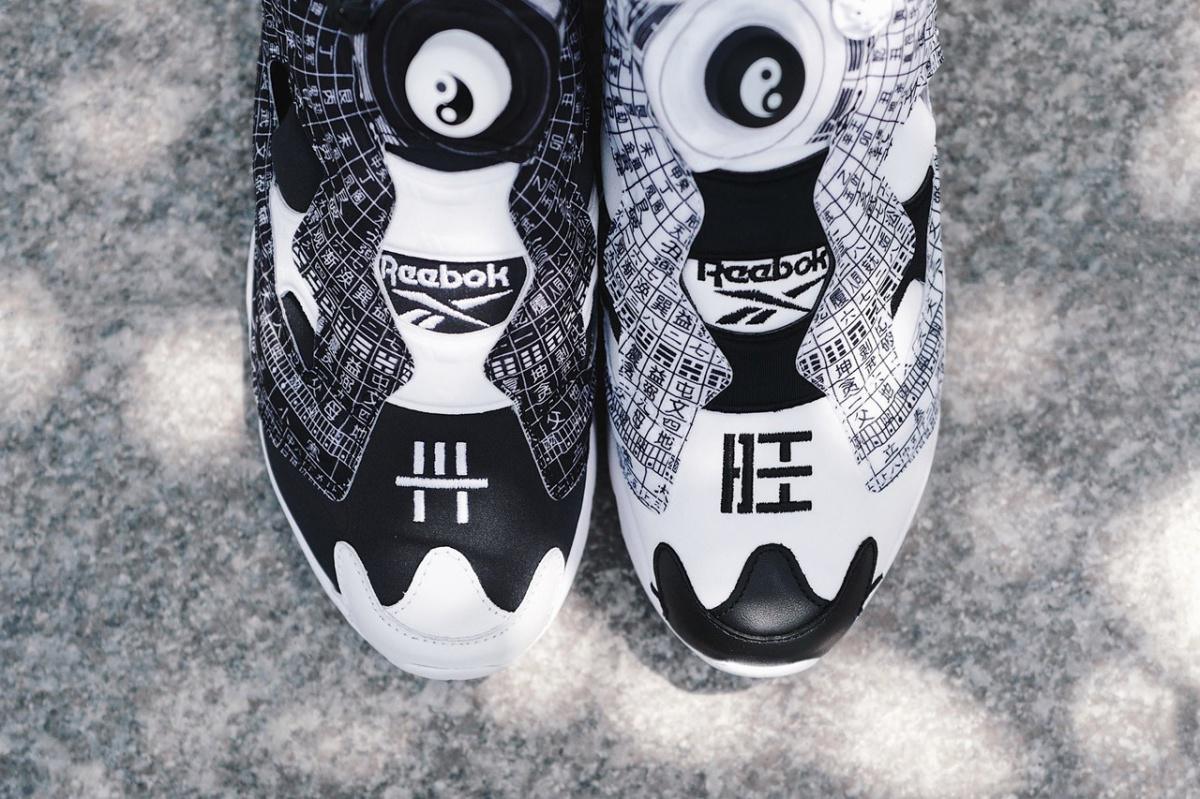 Regardons de plus près la collab DEAL x Reebok Instapump Fury "Feng Shui Compass".