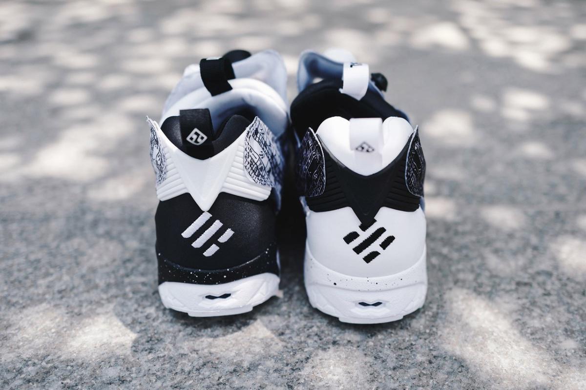 Regardons de plus près la collab DEAL x Reebok Instapump Fury "Feng Shui Compass".