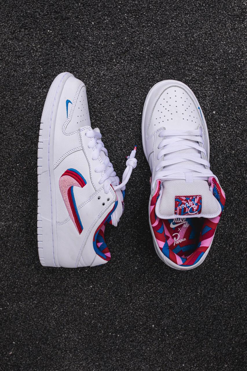 Regardons de plus près le Collaborative SB Dunk Low de Parra et Nike
