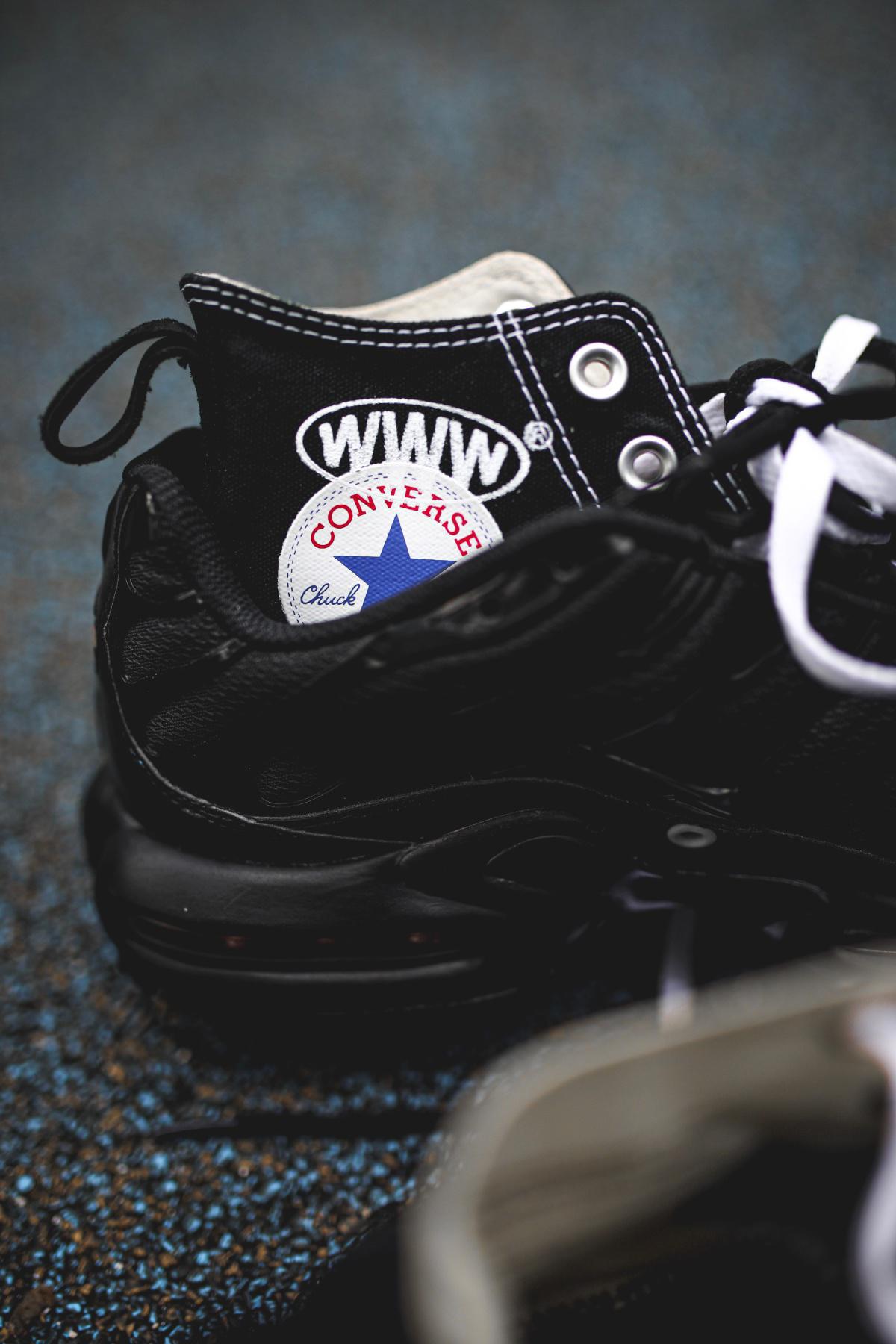 WWWESH STUDIO™ & Heightened Sense Nike Air Max Tn / Converse Chuck Taylor Hybrid