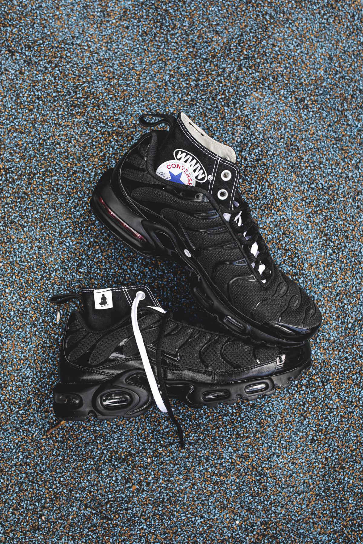 WWWESH STUDIO™ & Heightened Sense Nike Air Max Tn / Converse Chuck Taylor Hybrid WWWESH STUDIO™ & Heightened Sense Nike Air Max Tn / Converse Chuck Taylor Hybrid
