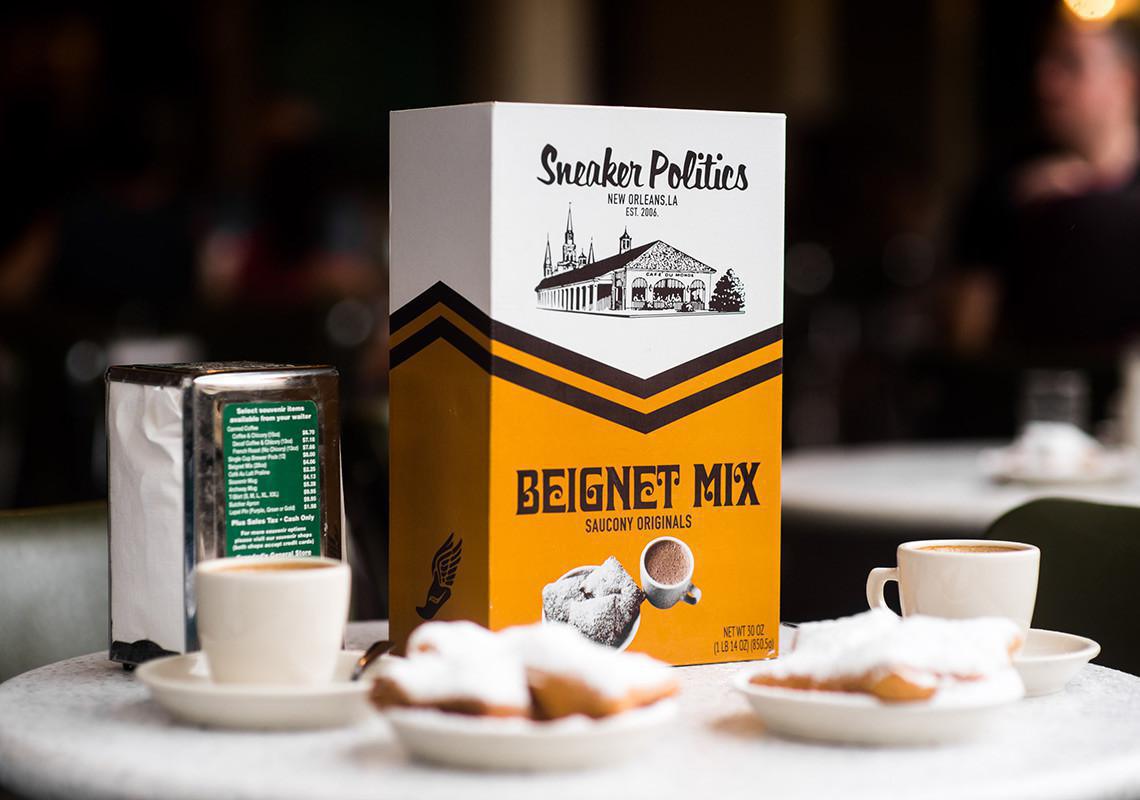 Politics dévoile une silhouette encore plus limitée de la Saucony Shadow à 157 exemplaires pour célébrer les 157 ans du Café du Monde