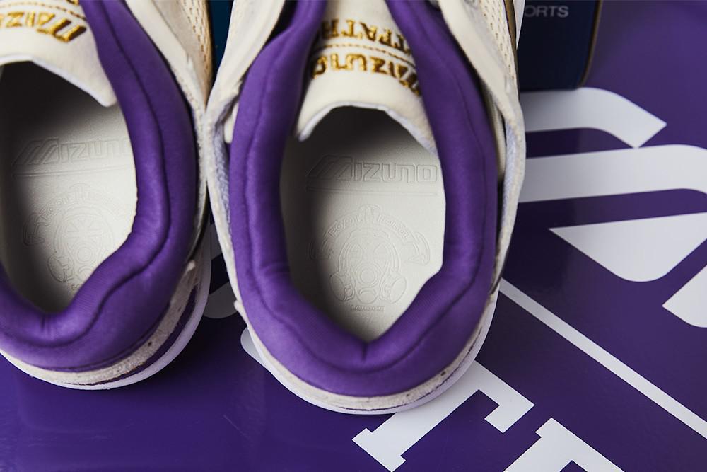 Footpatrol x Mizuno Sky OG "Antique White" & "Prism Violet" 