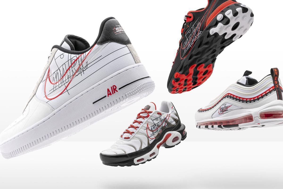 Nike célèbre l'évolution de la Swoosh avec de nouveaux packs de baskets Nike célèbre l'évolution de la Swoosh avec de nouveaux packs de baskets