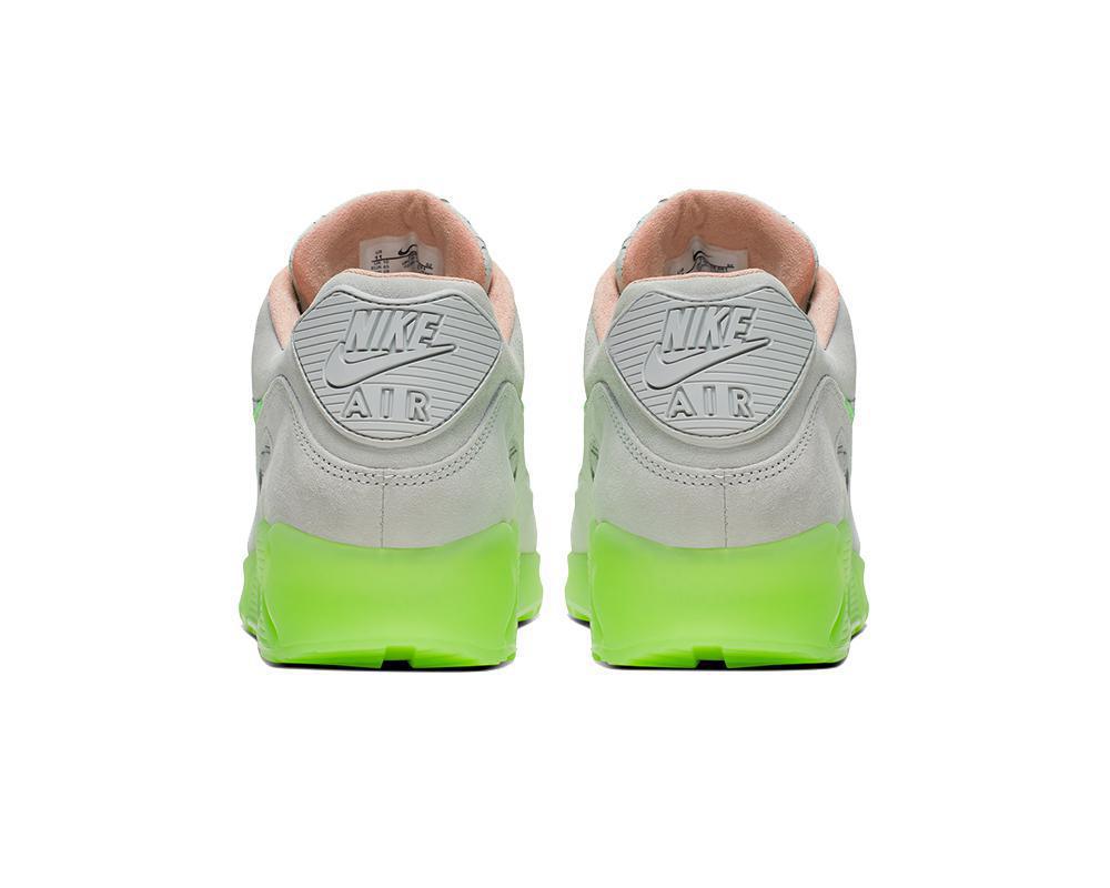 NIKE Air Max 90 Grey Electric Green