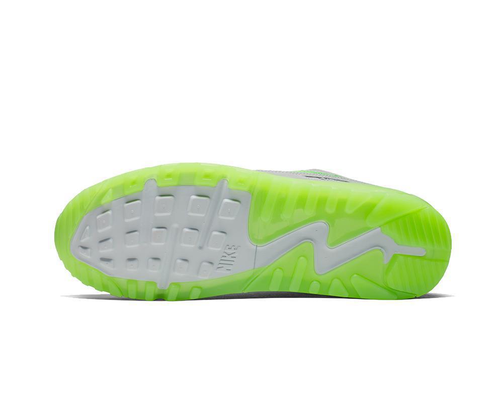 NIKE Air Max 90 Grey Electric Green