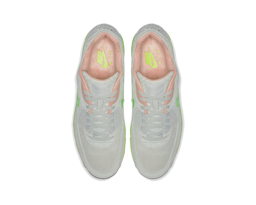 NIKE Air Max 90 Grey Electric Green