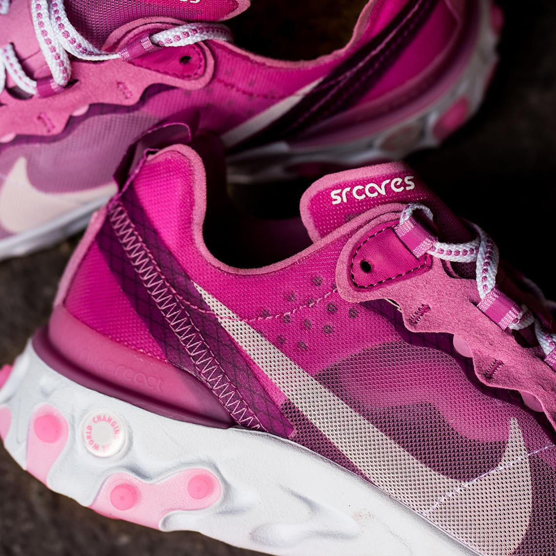 Sneaker Room et Nike poursuivent leur partenariat caritatif avec une React Element 87 Limité