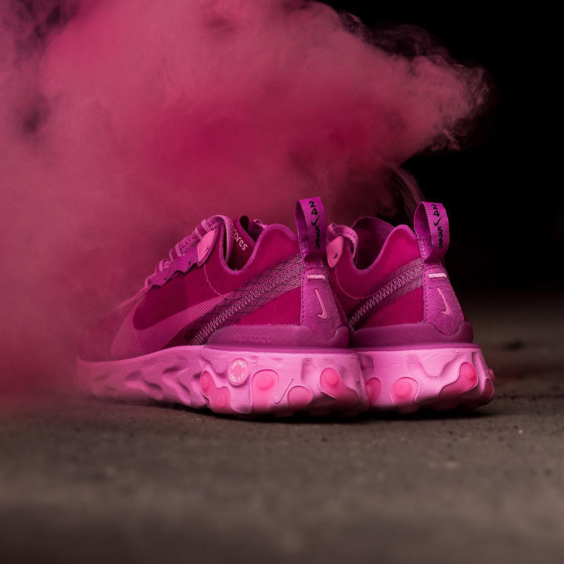 Sneaker Room et Nike poursuivent leur partenariat caritatif avec une React Element 87 Limité