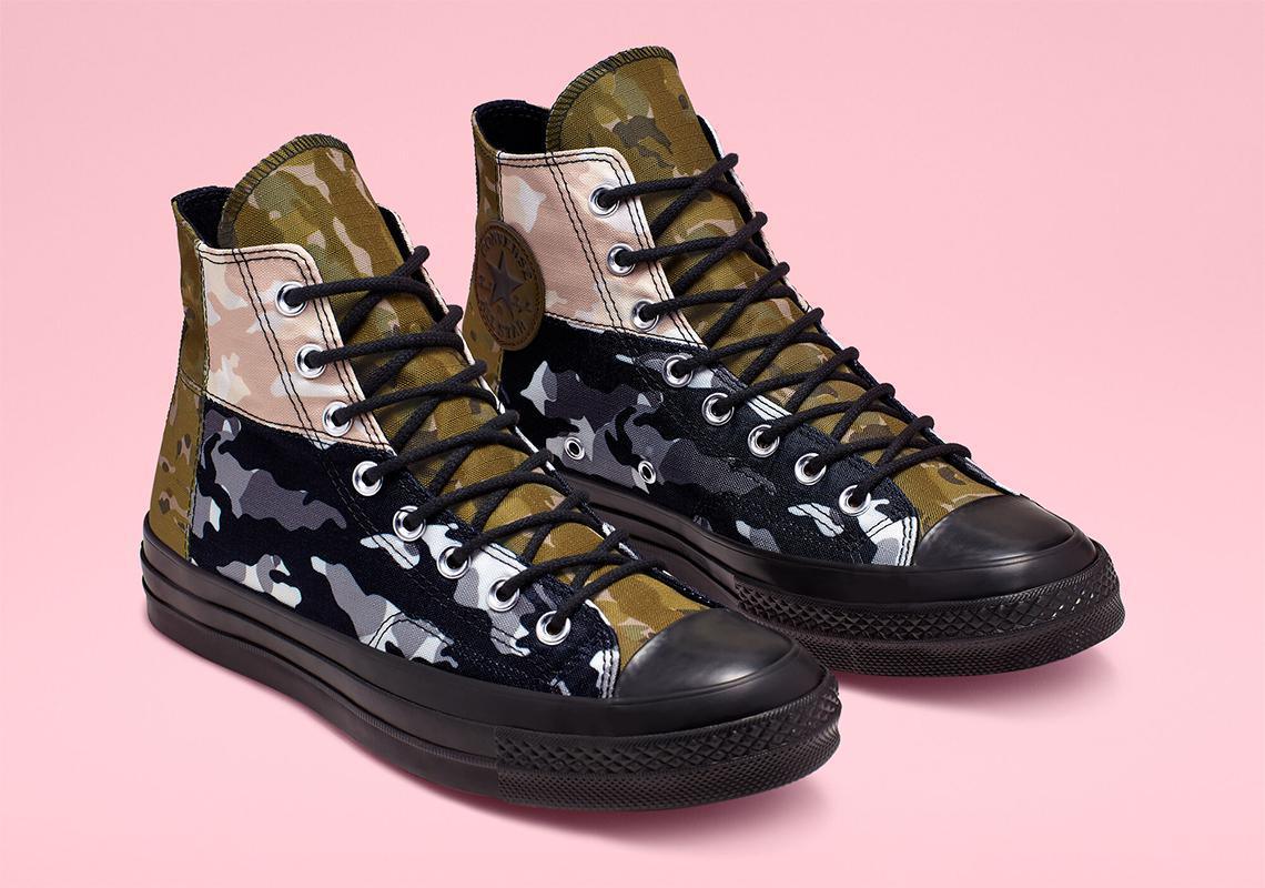 Converse poursuit sa série Patchwork avec la nouvelle édition Camo Converse poursuit sa série Patchwork avec la nouvelle édition Camo